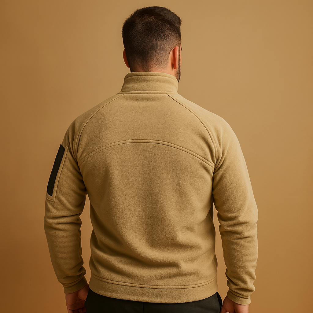 Lekki sweter męski z okrągłym dekoltem