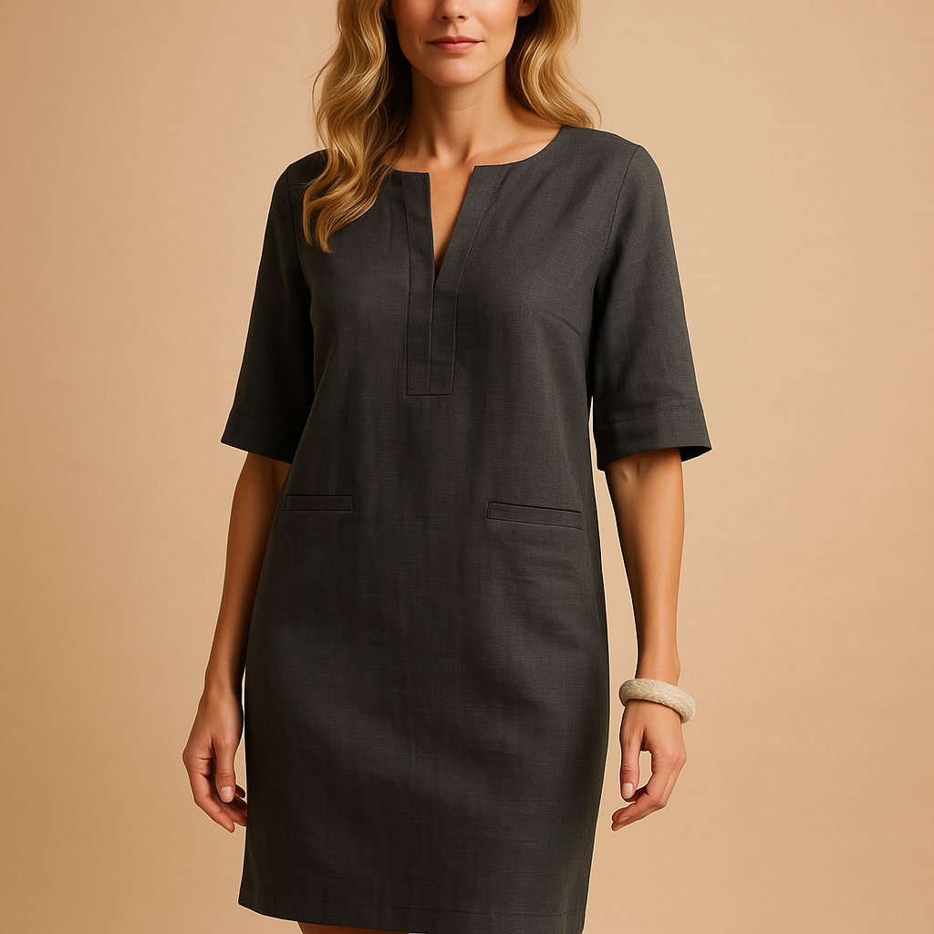Lekka casualowa elegancka sukienka dla kobiet