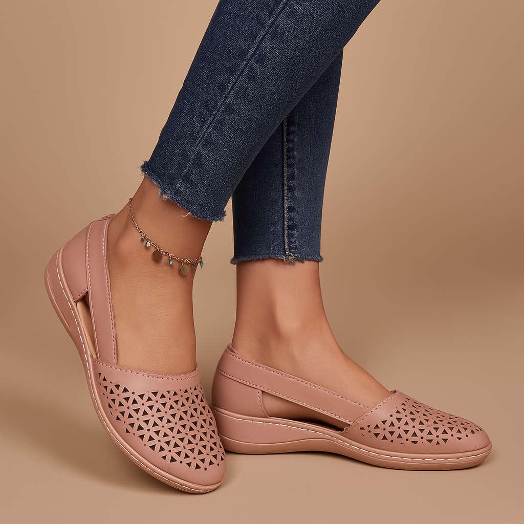 Przewiewne buty wsuwane z wycięciami dla kobiet