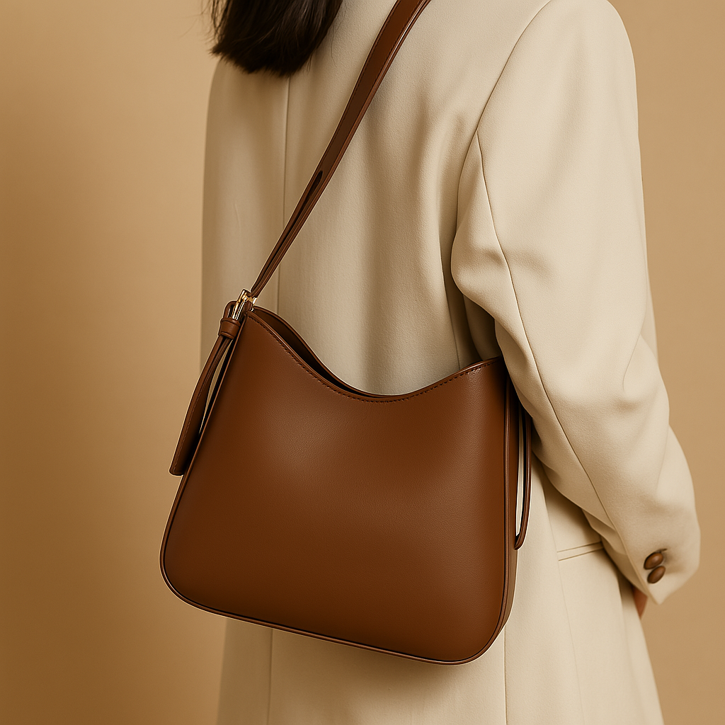 Minimalistyczna torba crossbody z kompaktowym wnętrzem dla kobiet