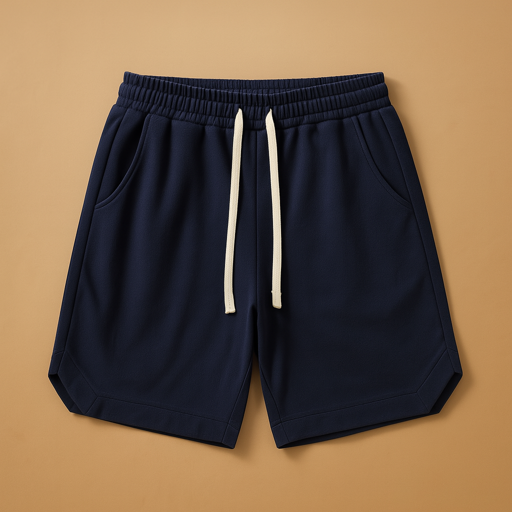 Męskie spodenki sportowe retro z elastyczną talią