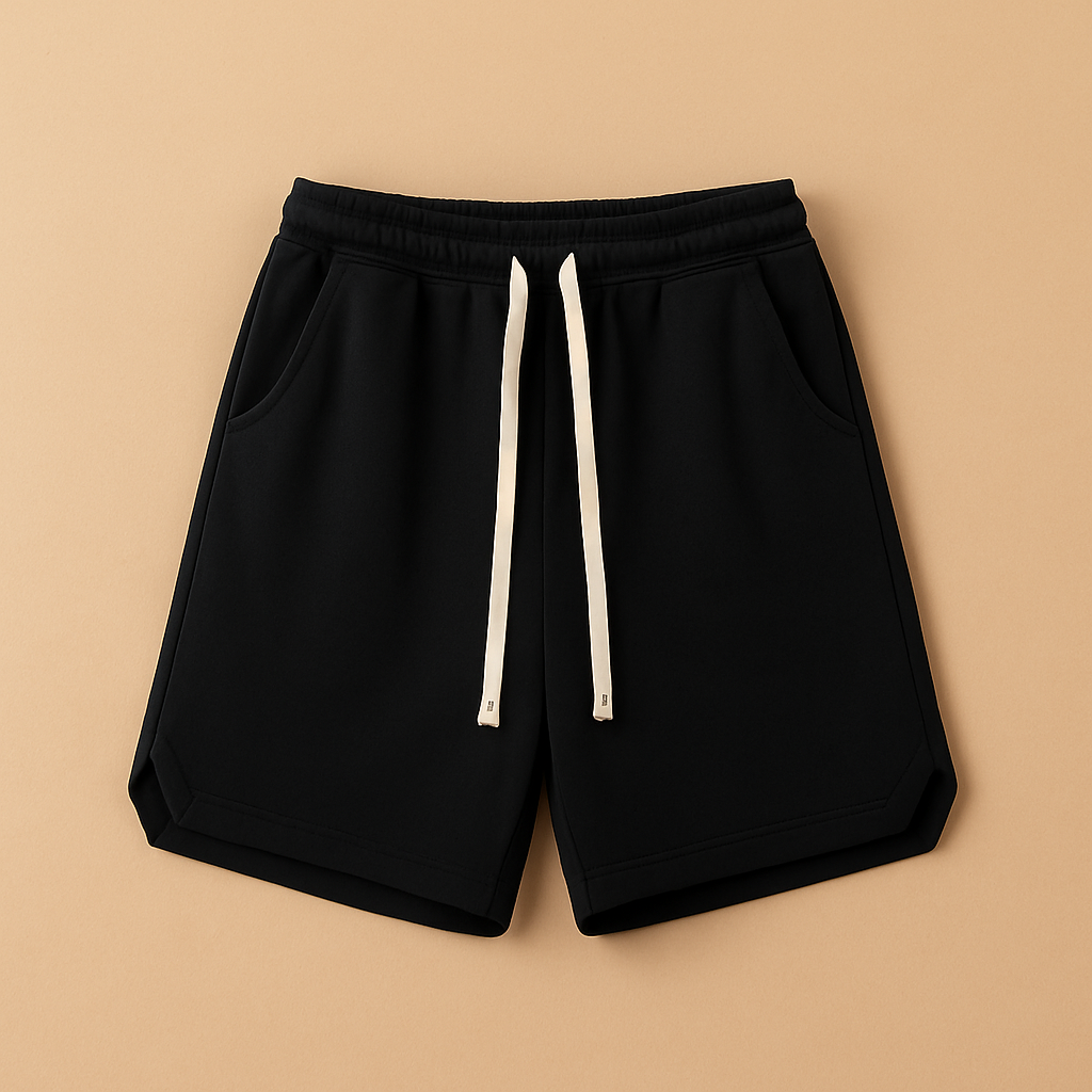 Męskie spodenki sportowe retro z elastyczną talią