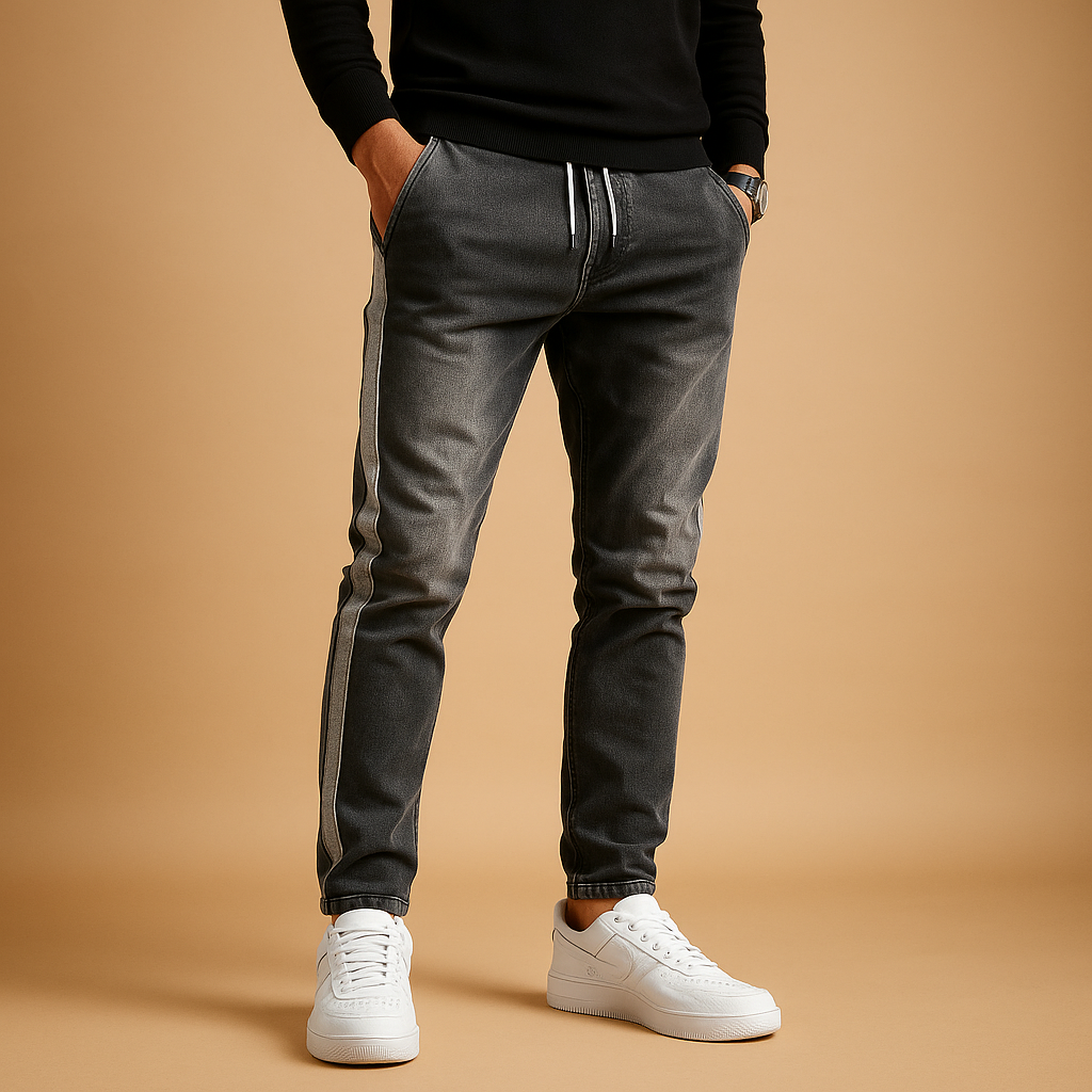 Męskie jeansy slim-fit z elastycznego denimu