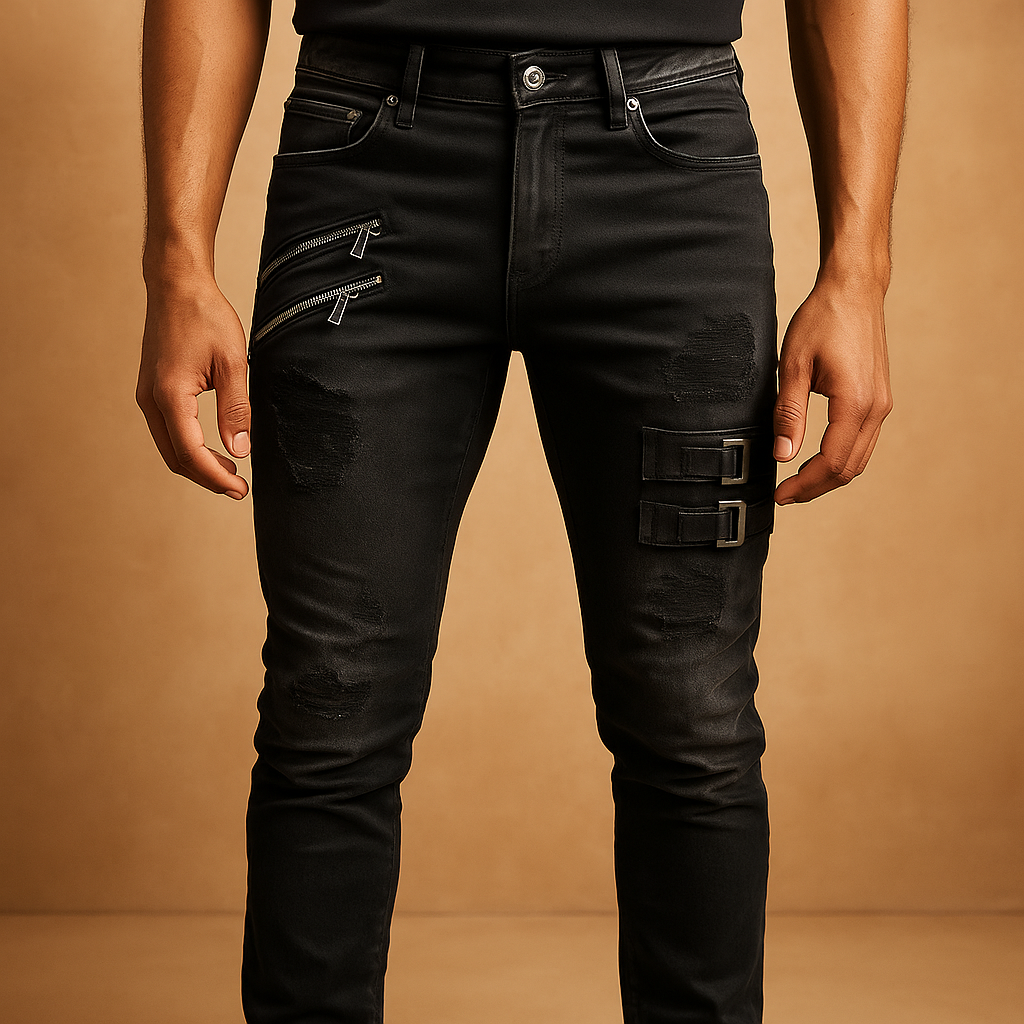 Męskie jeansy stretch slim fit