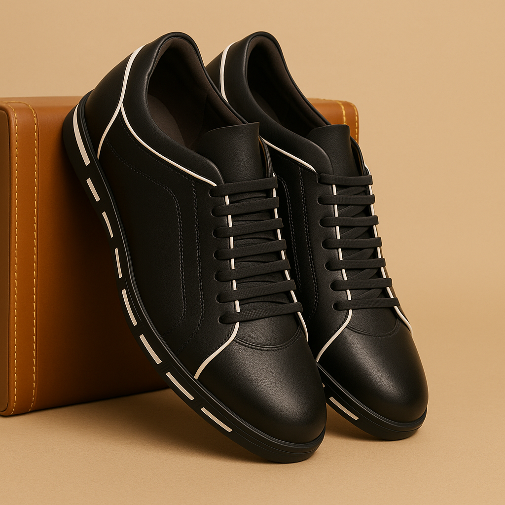 Stylowe sznurowane buty z wygodną podeszwą dla mężczyzn