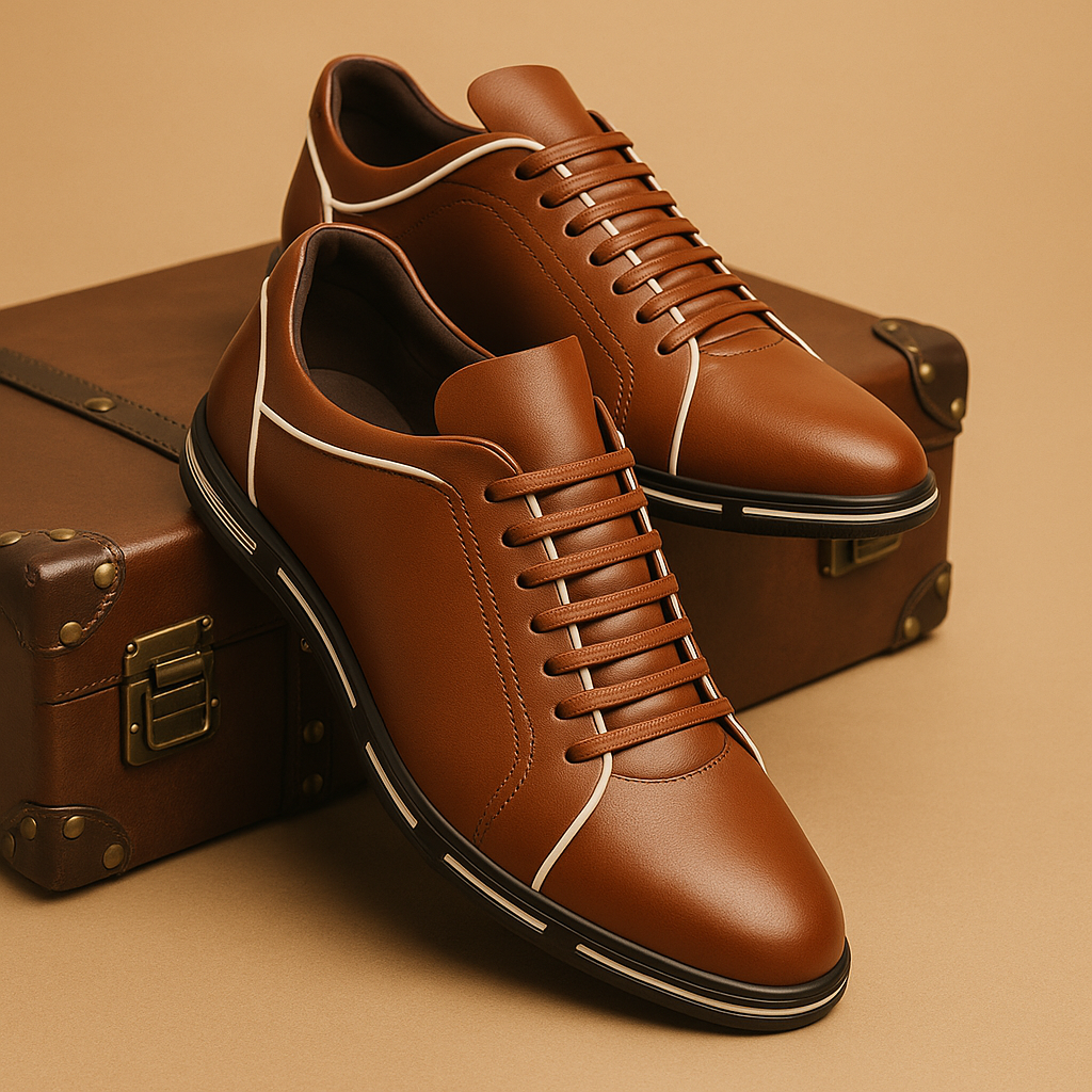 Stylowe sznurowane buty z wygodną podeszwą dla mężczyzn