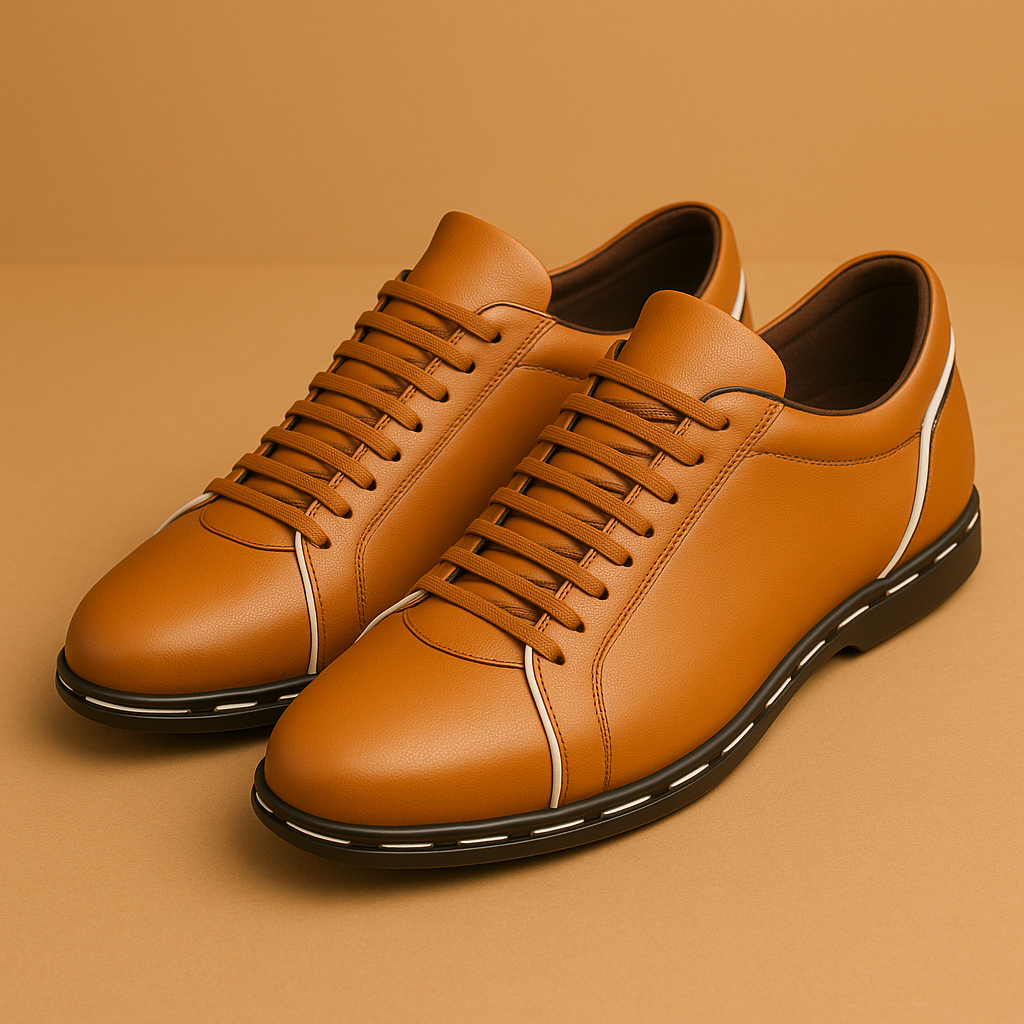 Stylowe sznurowane buty z wygodną podeszwą dla mężczyzn