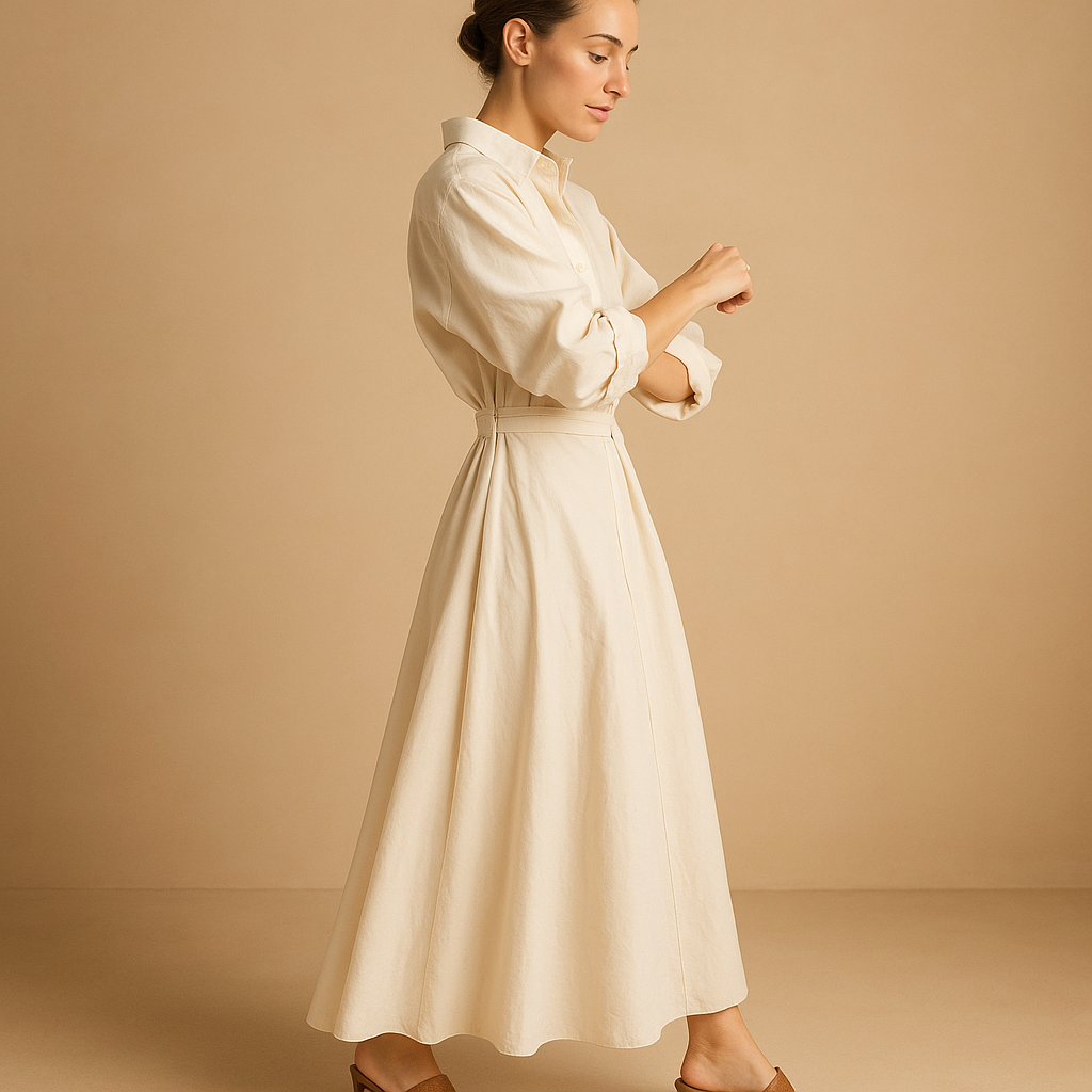 Inspirowana stylem vintage sukienka o linii A dla kobiet