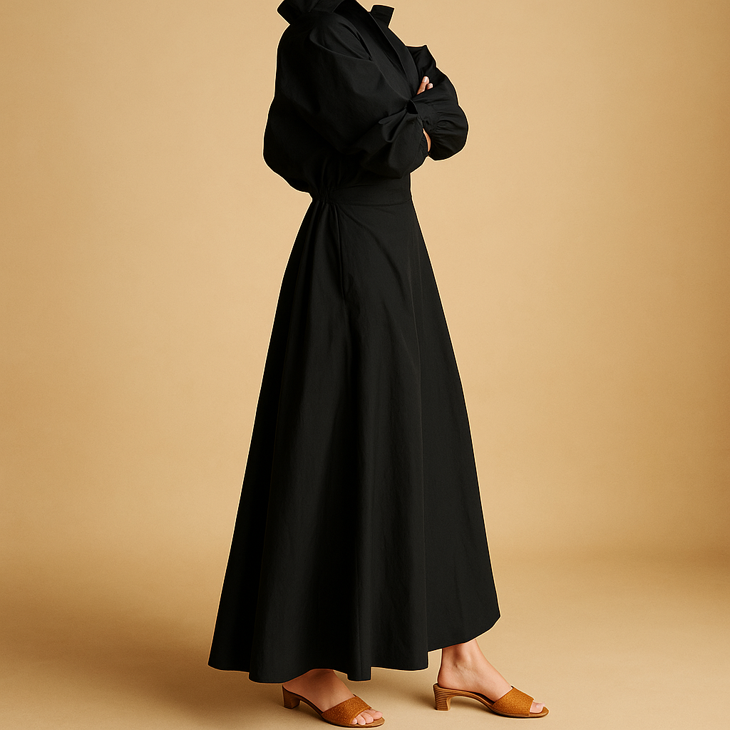 Inspirowana stylem vintage sukienka o linii A dla kobiet