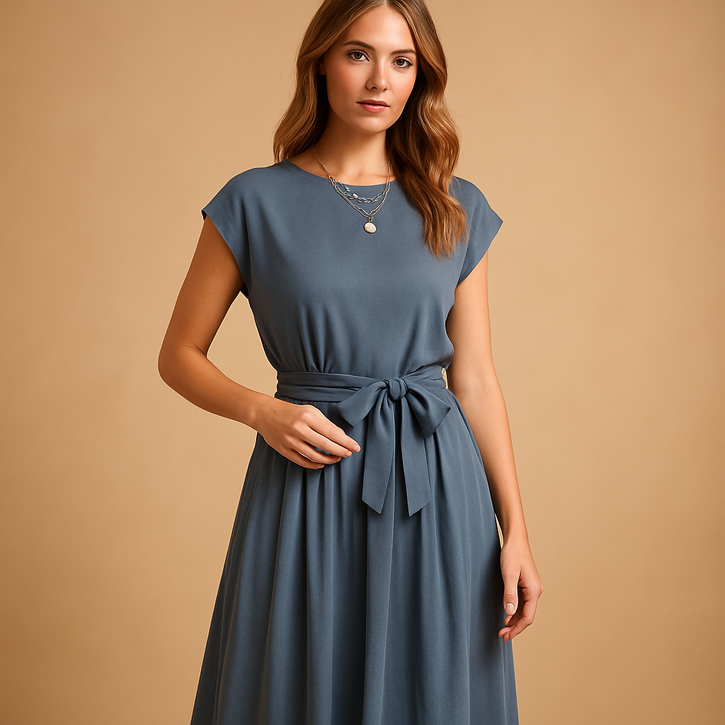 Letnia sukienka o eleganckim kroju i zwiewnym fasonie dla kobiet