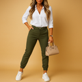 Spodnie chino slim fit ze stretchem dla kobiet