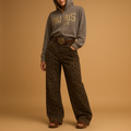 Dżinsy damskie slim fit w panterkę