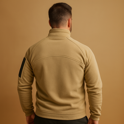Lekki sweter męski z okrągłym dekoltem