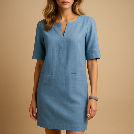 Lekka casualowa elegancka sukienka dla kobiet
