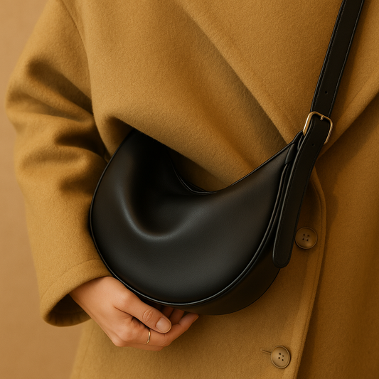 Minimalistyczna damska torebka crossbody z miękkiej skóry PU