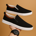 Nowoczesne buty wsuwane z oddychającego materiału tekstylnego dla mężczyzn
