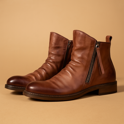 Modne buty za kostkę z antypoślizgową podeszwą dla mężczyzn