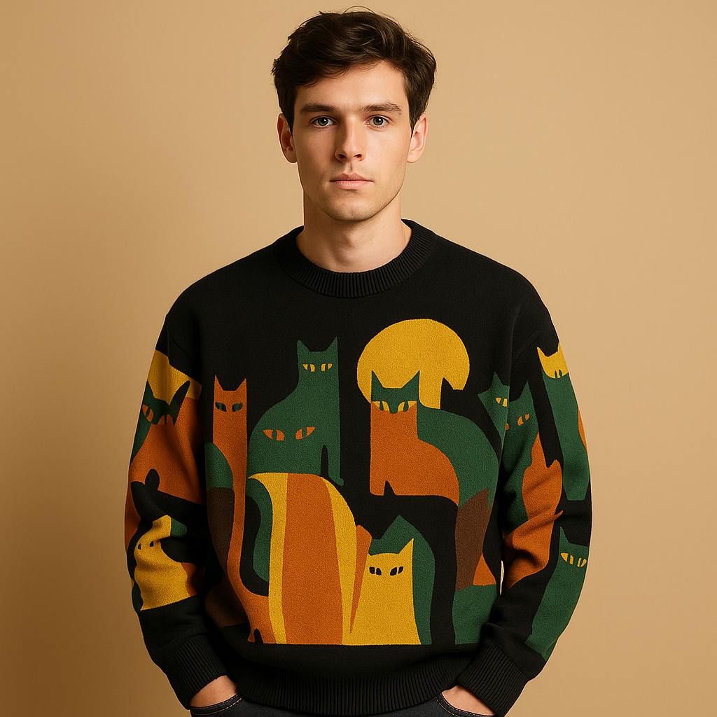 Sweter oversize dla mężczyzn