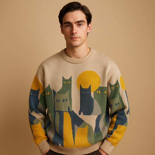 Sweter oversize dla mężczyzn