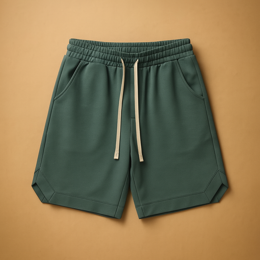 Męskie spodenki sportowe retro z elastyczną talią