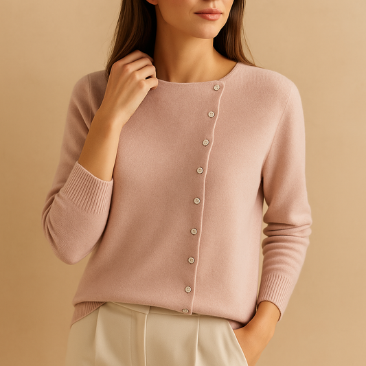 Sweter damski z okrągłym dekoltem