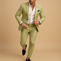 Garnitur męski slim fit z marynarką i spodniami na formalne okazje