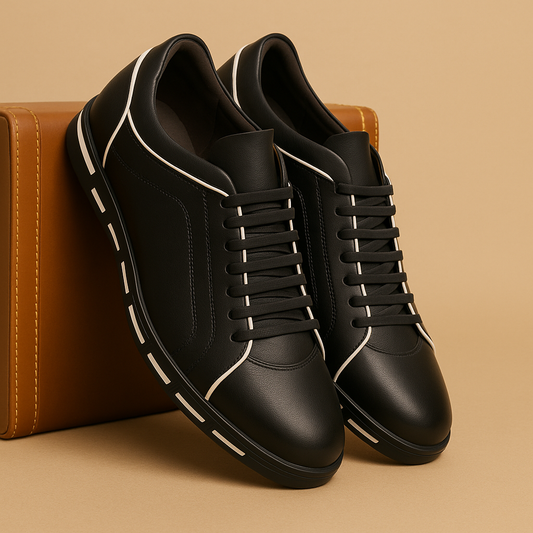 Stylowe sznurowane buty z wygodną podeszwą dla mężczyzn