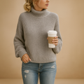 Ponadczasowy sweter damski z dzianiny