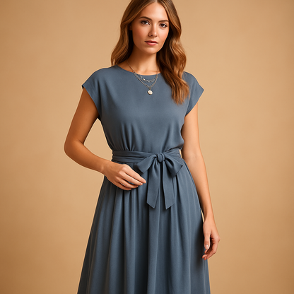 Letnia sukienka o eleganckim kroju i zwiewnym fasonie dla kobiet